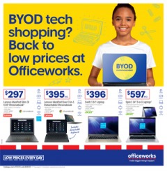 BYOD Tech Shopping? Back to Low Prices at Officeworks