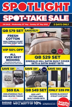 Spot-Take Sale