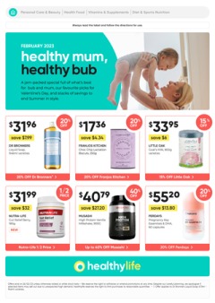 Healthy Mum, Healthy Bub, catalog, catalogue Offer valid Mon 30 Jan 2023 - Sun 26 Feb 2023 ,catalogue starting wed  