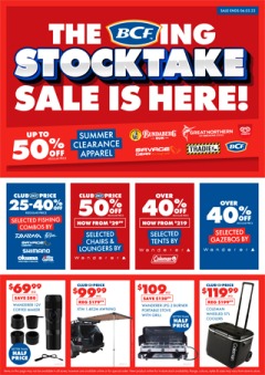 The BCFing Stocktake Sale is Here!, catalog, catalogue Offer valid Tue 14 Feb 2023 - Mon 6 Mar 2023 ,catalogue starting wed  