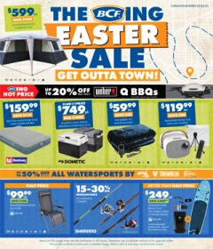 The BCFing Easter Sale , catalog, catalogue Offer valid Tue 28 Mar 2023 - Sun 23 Apr 2023 ,catalogue starting wed  