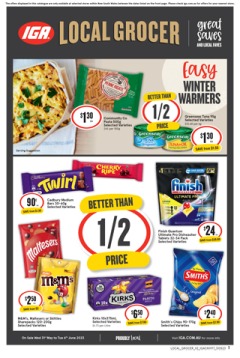 IGA NSW Local Grocer V2, catalog, catalogue Offer valid Wed 31 May 2023 - Tue 6 Jun 2023 ,catalogue starting wed  