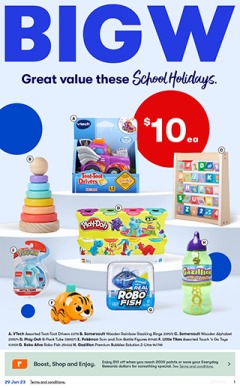 Great Value These School Holidays, catalog, catalogue Offer valid Thu 29 Jun 2023 - Wed 12 Jul 2023 ,catalogue starting wed  