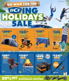 BCFing Holidays Sale, catalog, catalogue Offer valid Tue 12 Sep 2023 - Mon 9 Oct 2023 ,catalogue starting wed  