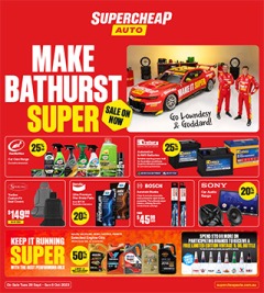 Make Bathurst Super, catalog, catalogue Offer valid Tue 26 Sep 2023 - Sun 8 Oct 2023 ,catalogue starting wed  