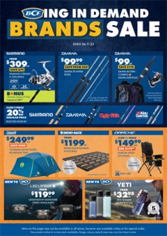 BCFing In Demand Brands Sale, catalog, catalogue Offer valid Tue 17 Oct 2023 - Mon 6 Nov 2023 ,catalogue starting wed  