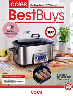 Coles Best Buys - Easter Entertaining, catalog, catalogue Offer valid Fri 29 Mar 2024 - Thu 4 Apr 2024 ,catalogue starting wed  