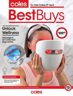 Coles Best Buys - Unlock Wellness, catalog, catalogue Offer valid Fri 5 Apr 2024 - Thu 11 Apr 2024 ,catalogue starting wed  