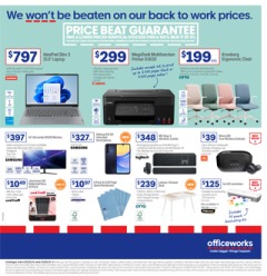 We Won't Be Beaten On Our Back to Work Prices, catalog, catalogue Offer valid Thu 1 Feb 2024 - Thu 15 Feb 2024 ,catalogue starting wed  