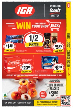 IGA, IGA NSW Large V1, Offer valid Wed 21 Feb 2024 - Tue 27 Feb 2024