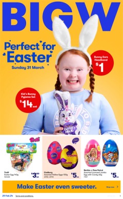Perfect for Easter , catalog, catalogue Offer valid Thu 29 Feb 2024 - Wed 13 Mar 2024 ,catalogue starting wed  