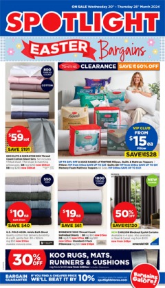 Easter Bargains, catalog, catalogue Offer valid Wed 20 Mar 2024 - Thu 28 Mar 2024 ,catalogue starting wed  