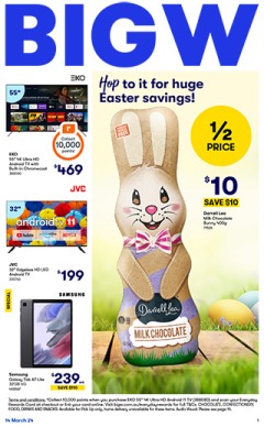 Hop To It For Huge Easter Savings!, catalog, catalogue Offer valid Thu 14 Mar 2024 - Wed 3 Apr 2024 ,catalogue starting wed  