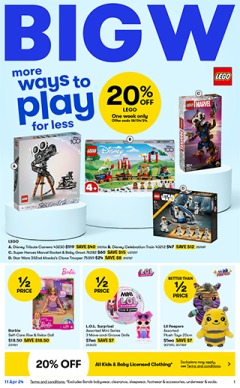 More Ways To Play For Less, catalog, catalogue Offer valid Thu 11 Apr 2024 - Wed 24 Apr 2024 ,catalogue starting wed  