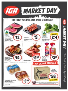 IGA NSW Market Day &#8211; 1 day sale only