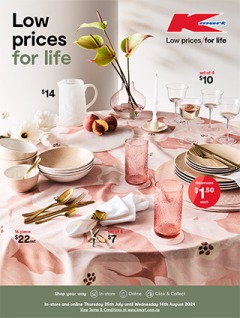 Low Prices for Life - August Living Catalogue, catalog, catalogue Offer valid Thu 25 Jul 2024 - Wed 14 Aug 2024 ,catalogue starting wed  