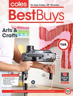 Coles Best Buys - Arts & Crafts, catalog, catalogue Offer valid Fri 18 Oct 2024 - Thu 24 Oct 2024 ,catalogue starting wed  