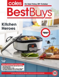 Coles Best Buys - Kitchen Heroes, catalog, catalogue Offer valid Fri 25 Oct 2024 - Thu 31 Oct 2024 ,catalogue starting wed  