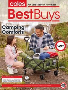 Coles Best Buys - Camping Comforts