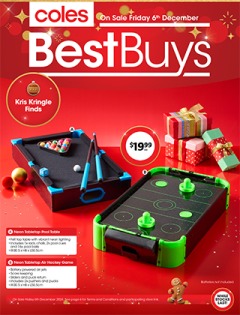 Coles Best Buys - Kris Kringle Finds, catalog, catalogue Offer valid Fri 6 Dec 2024 - Thu 12 Dec 2024 ,catalogue starting wed  