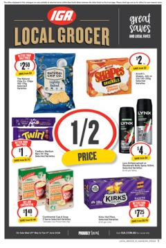 IGA, IGA NSW Local Grocer V2, Offer valid Wed 29 May 2024 - Tue 4 Jun 2024