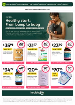 July 2024 Healthy Start: From Bump to Baby, catalog, catalogue Offer valid Mon 1 Jul 2024 - Sun 28 Jul 2024 ,catalogue starting wed  