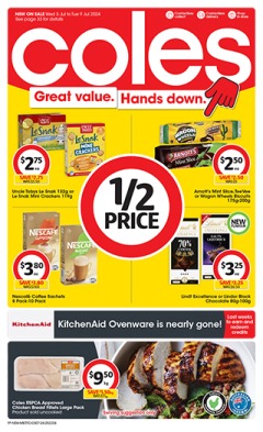 Coles Catalogue NSW METRO, catalog, catalogue Offer valid Wed 3 Jul 2024 - Tue 9 Jul 2024 ,catalogue starting wed  