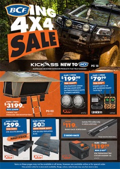 BCFing 4X4 Sale, catalog, catalogue Offer valid Mon 29 Jul 2024 - Mon 12 Aug 2024 ,catalogue starting wed  