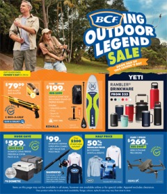 BCFing Outdoor Legend Sale, catalog, catalogue Offer valid Tue 13 Aug 2024 - Sun 1 Sep 2024 ,catalogue starting wed  