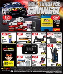 Full Throttle Savings!