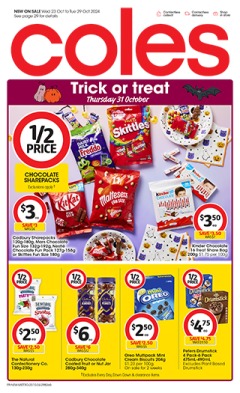 Coles Catalogue NSW METRO, catalog, catalogue Offer valid Wed 23 Oct 2024 - Tue 29 Oct 2024 ,catalogue starting wed  