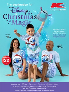 The Destination for Disney Christmas Magic Catalogue, catalog, catalogue Offer valid Wed 23 Oct 2024 - Sun 15 Dec 2024 ,catalogue starting wed  