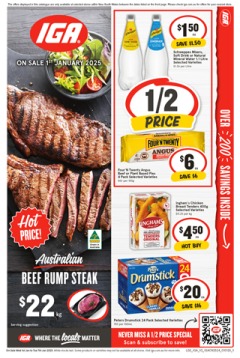 IGA NSW Large V2, catalog, catalogue Offer valid Wed 1 Jan 2025 - Tue 7 Jan 2025 ,catalogue starting wed  