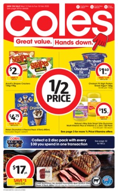 Coles Catalogue NSW METRO - Coles catalogue for Offer valid Wed 12 Feb 2025 - Tue 18 Feb 2025