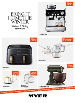 Winter Home Essentials - Hardgoods - Myer catalogue for Offer valid Tue 6 May 2025 - Sun 25 May 2025
