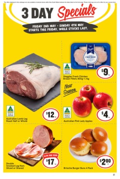3 Day Specials