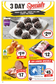 3 Day Specials