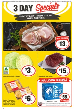 3 Day Specials