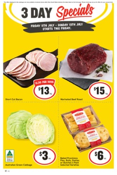 3 Day Specials