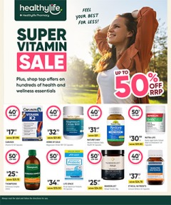 Super Vitamin Sale