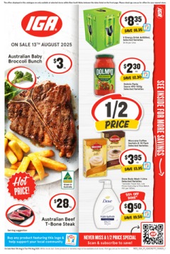 IGA NSW Medium V1 - IGA catalogue for Offer valid Wed 13 Aug 2025 - Tue 19 Aug 2025