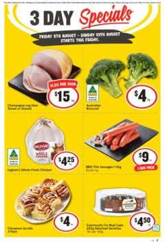 3 Day Specials