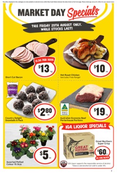 Market Day Specials