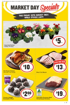 Market Day Specials