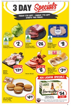 3 Day Specials