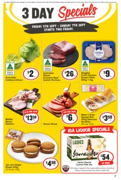 3 Day Specials