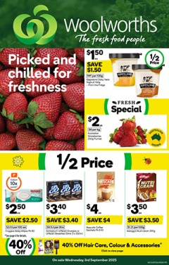 Weekly Catalogue NSW - Woolworths catalogue for Offer valid Wed 3 Sep 2025 - Tue 9 Sep 2025