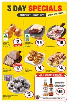 3 Day Specials