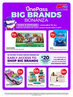 OnPass Big Brands Bonanza