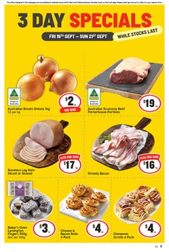 3 Day Specials